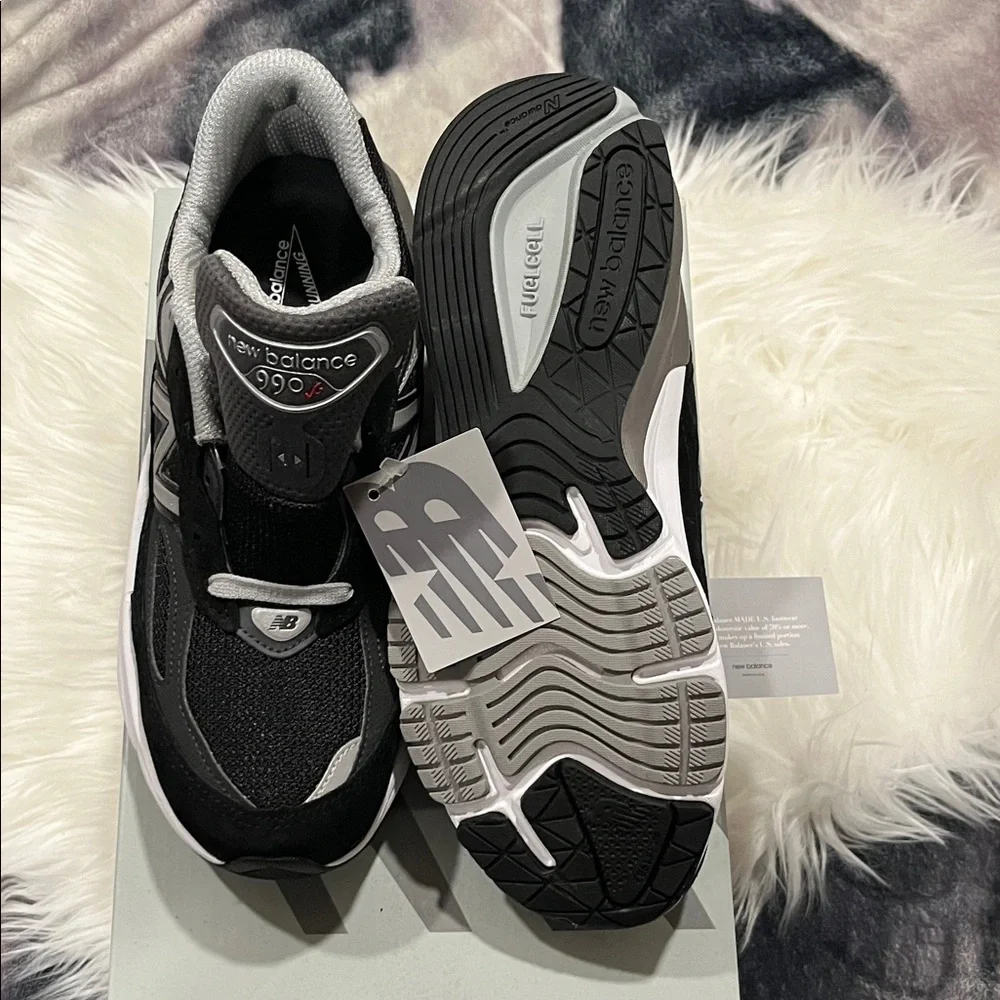 New Balance 990 V6 Black Athletic/Running Shoes W 8B Brand Brand New Made in USA - Picture 4 of 5
